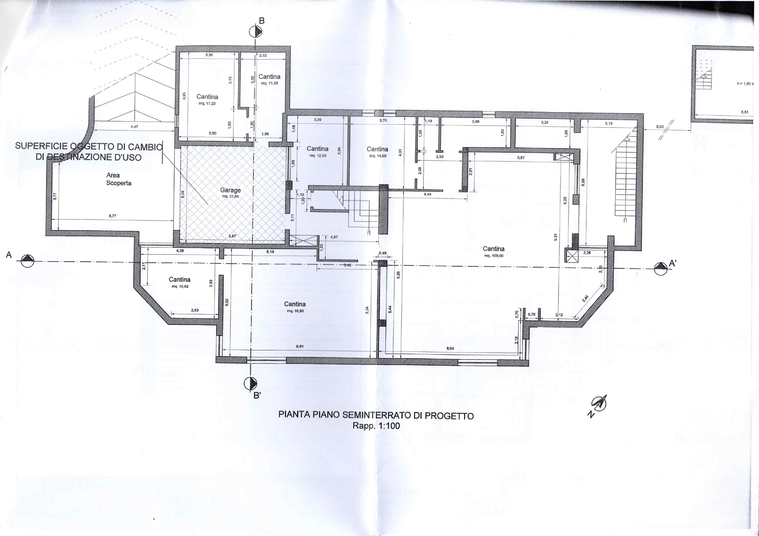planimetria s1_page-0001 Villa Via San Gregorio Armeno Nardò